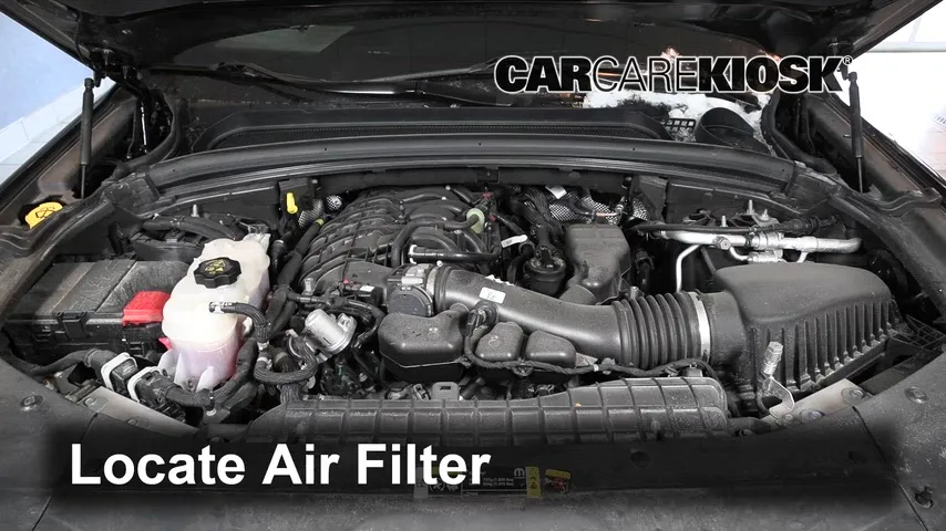 2021 Jeep Grand Cherokee L Limited 3.6L V6 FlexFuel Filtre à air (moteur)